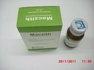 Azithromycin Suspension USP 15ml  <em>(Maczith syrup 15ml)</em>